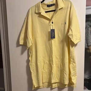 Polo by Ralph Lauren Men's Polo Shirt in Soft Yellow